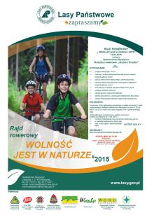 RAJD ROWEROWY - WOLNOŚĆ JEST W NATURZE - 2015